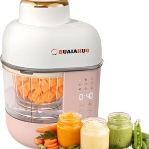 Kids Food Processor - White and Pink